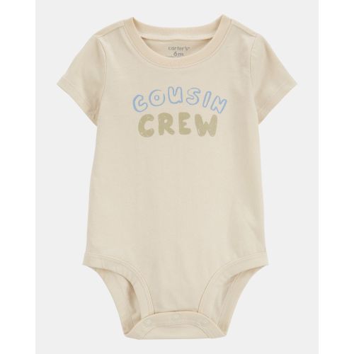Baby Cousin Crew Short-Sleeve Bodysuit - Ivory - Carter's | Carter's