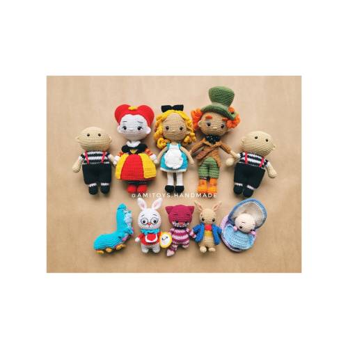 Alice in Wonderland Crochet, Alice and Friends Characters