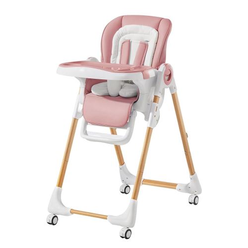 Mallify Convertible High Chairs for Babies and Toddlers, Height Adjustable Baby High Chair, High Chair with Removable Tray, Adjustable Backrest, Portable Baby Dinning Chair with Lockable Wheels