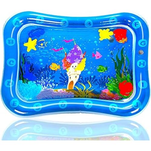 SEPHIX Baby Toys - 0-12 Months Boy Gifts, Water Tummy Time Mat, Newborn Essentials, Teething & Sensory Toys for Babies