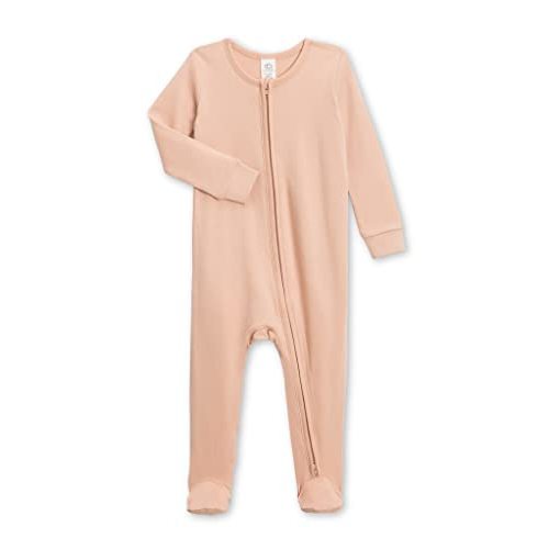 Colored Organics Baby Organic Cotton Peyton Zip Up Footed Sleeper