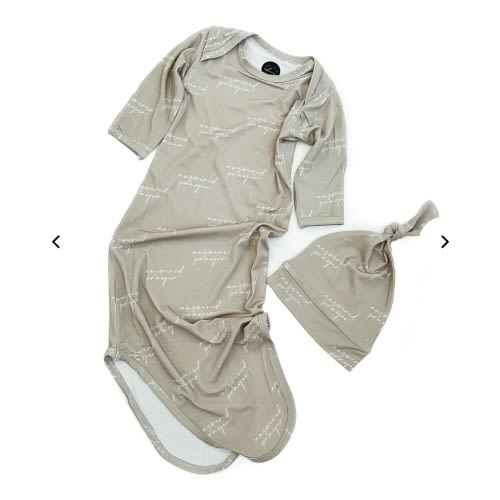 Answered Prayer Bamboo Gown & Matching Beanie – OUR HOUSE ABOVE
