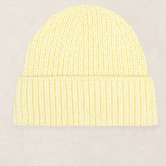 Knit Beanie - Butter Yellow