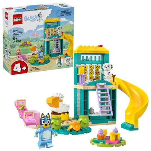 LEGO Bluey Playground Fun with Bluey and Chloe Building Set 11201