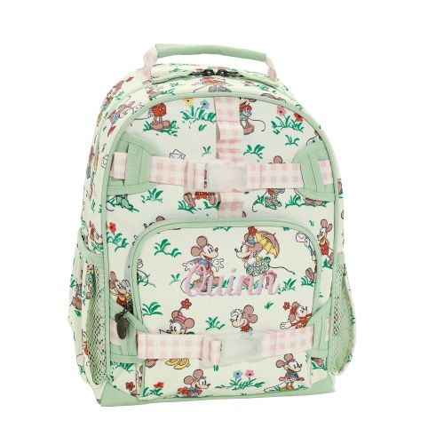 Mackenzie Disney Floral Mickey & Minnie Backpack | Pottery Barn Kids