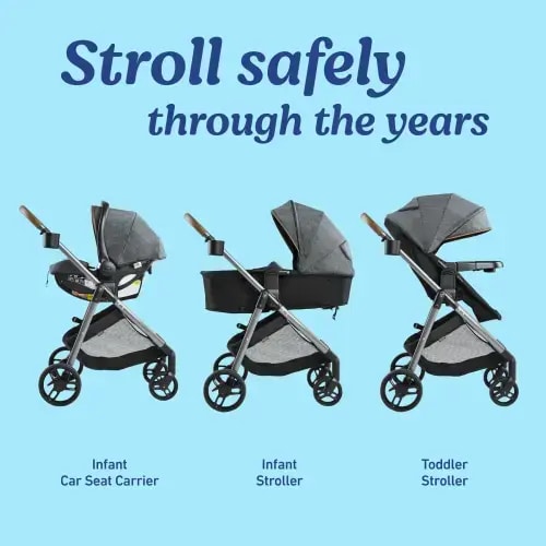 Graco Modes Trio Travel System, Hemlock, Black
