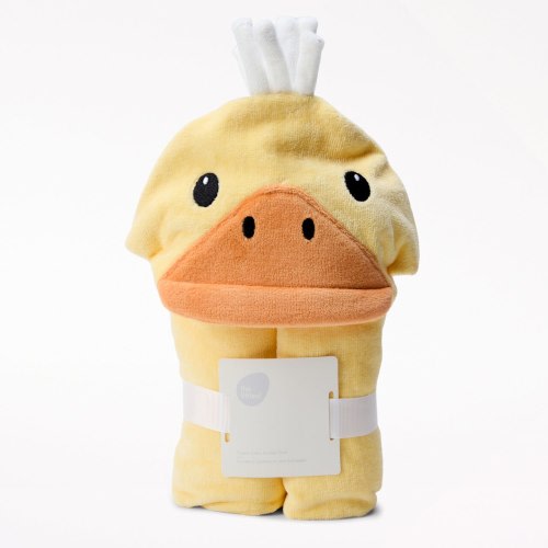 100% Organic Hooded Towel, Duck | Indigo
