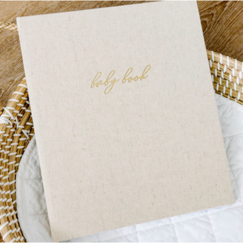 First Year Baby Memory Book - Sand