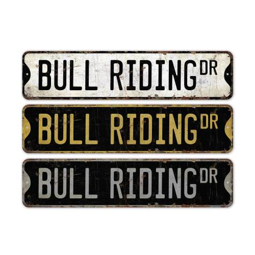 Bull Riding - Bull Riding Sign - Bull Riding Game - Bull Riding Decor - Custom Bull Riding - Sports Sign - Premium Quality Rustic Metal Sign