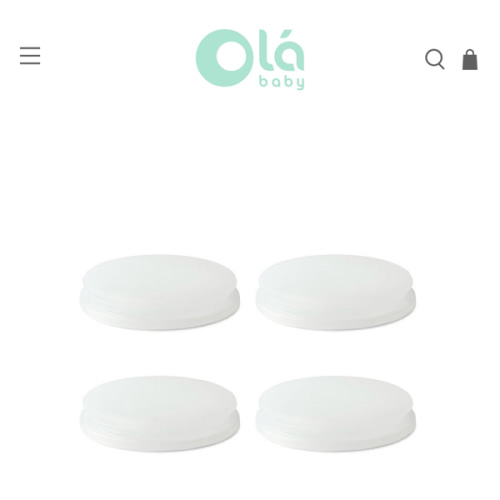 Food-Grade Silicone Baby Bottle Caps for Travel & Breast Milk Storage