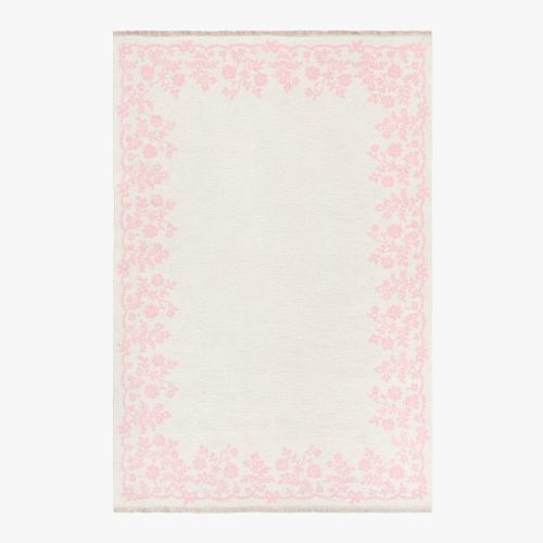 LoveShackFancy Floral Border Washable Rug