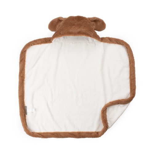 The Little Linen Co. Plush Hooded Towel Barklife Dog