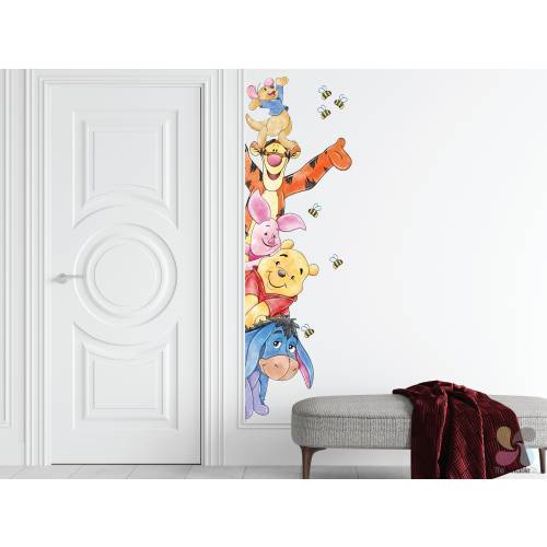 Winnie the Pooh Peak a Boo Wall Decals, Disney Winnie Tigger and Piglet Wall Stickers