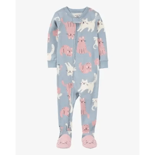 Baby 1-Piece Cat 100% Snug Fit Cotton Footie Pajamas - Carter's | Carter's, 12M