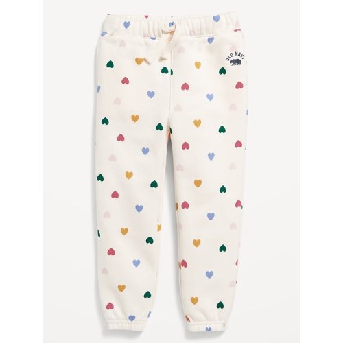 Functional Drawstring Logo Joggers for Toddler Girls