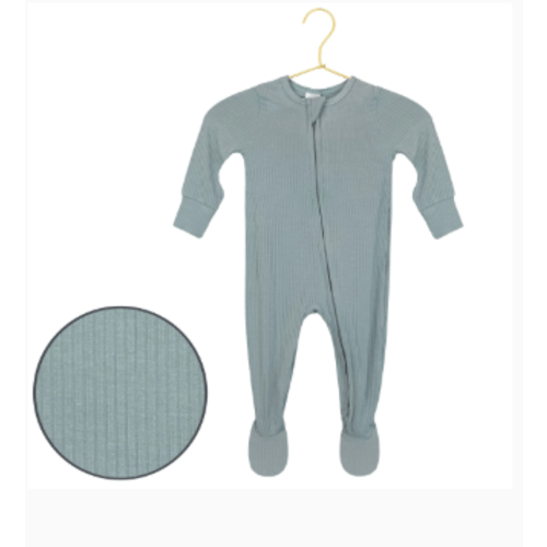 Ford Ribbed Zipper Footies