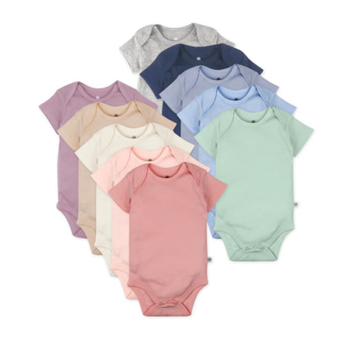 10-Pack Organic Cotton Short Sleeve Bodysuits | Honest Baby Clothing