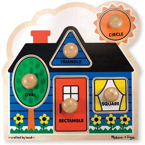 Melissa & Doug First Shapes Jumbo Knob Wooden Puzzle