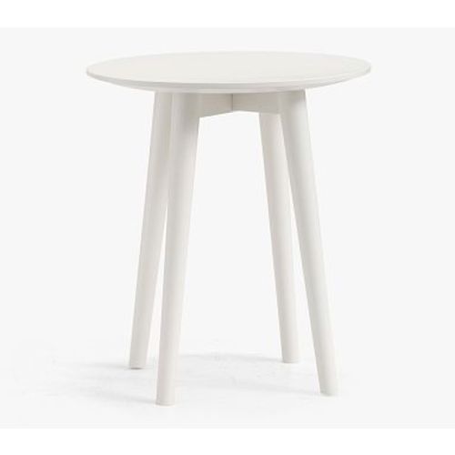 Modern Spindle Side Table, Simply White, UPS