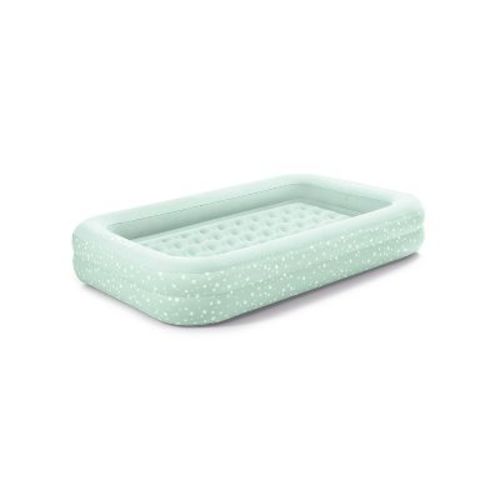 Intex Kids' 10" Toddler Travel Manual Pump Air Mattress - Light Mint Green