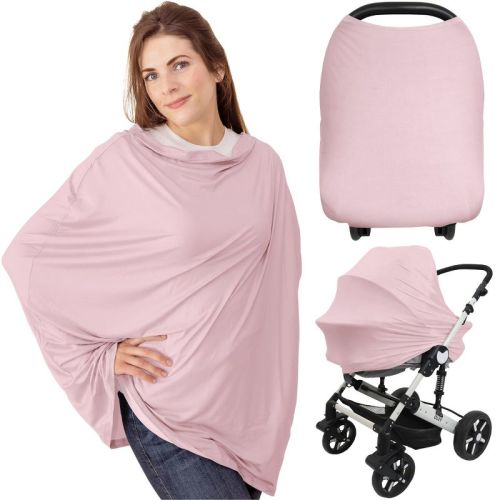 Keababies Car Seat Cover For Babies, Multi-use Nursing Cover, Infant Carseat Cover, Breastfeeding Cover, Stroller Cover