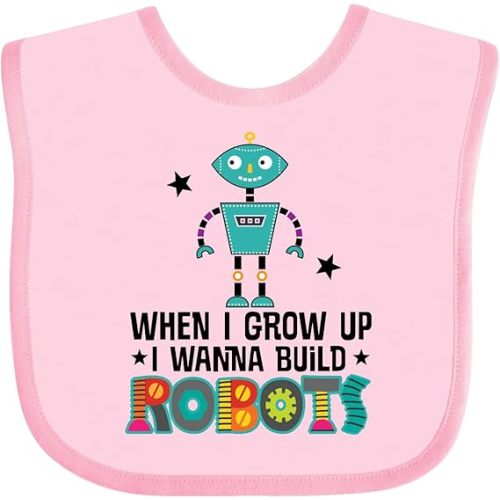 inktastic Future Robot Builder Robotics Engineer Baby Bib