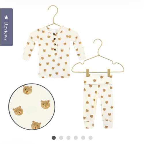 Teddy Top + Bottoms – Lou Lou & Company