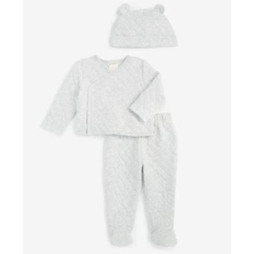 Baby Unisex Hat, Cardigan & Pants Set, Created for Macy's