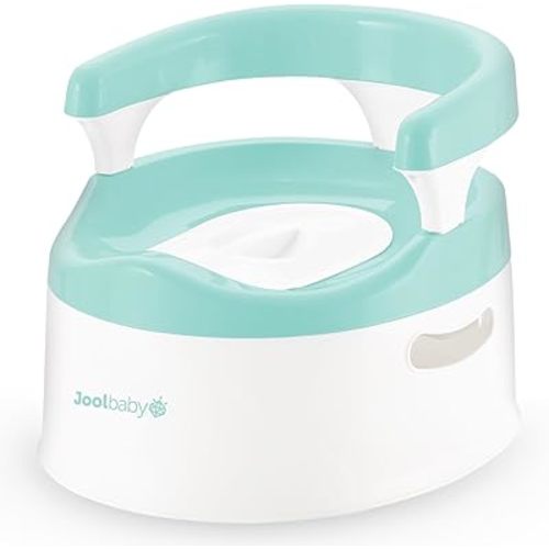 Jool Baby Potty Chair for Toddler Toilet Training - Splash Guard & Back Support (Aqua)