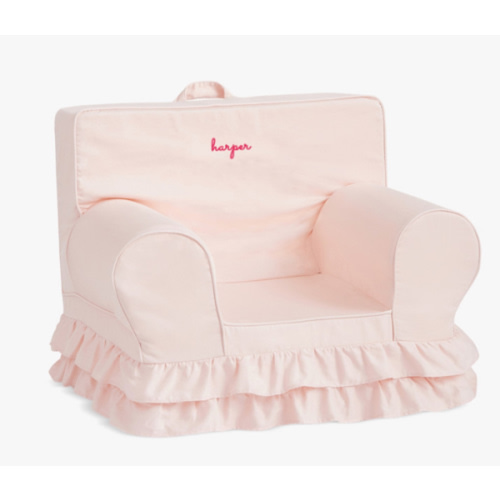 My First Anywhere Chair®, Dusty Blush Ruffle
