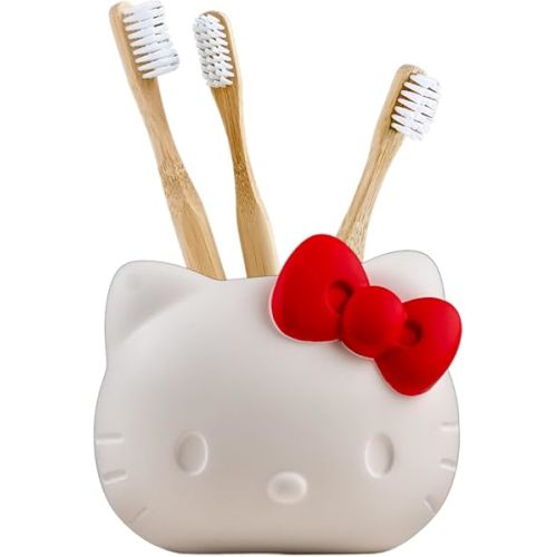 Collectibles Hello Kitty Toothbrush Holder - Makeup Brushes/Pens Tumbler, (Officially Licensed Product) by Franco
