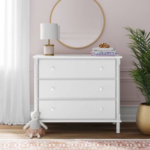 DaVinci Jenny Lind Spindle 3-Drawer Dresser - White