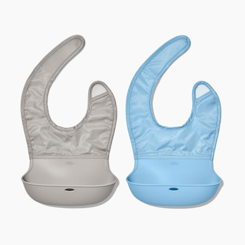 OXO Tot Roll Up Bib (2 Pack) - Dusk/Drizzle