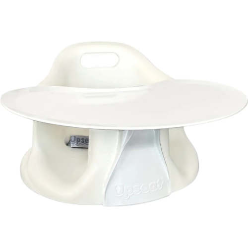Upseat Baby Floor & Booster Seat with Tray - Coconut