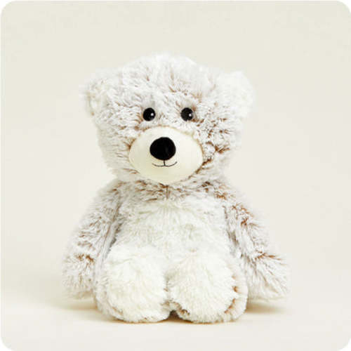 Brown Curly Bear Warmies Junior