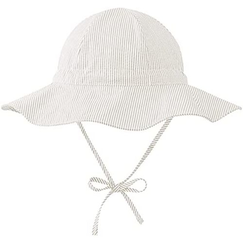 Zando Baby Sun Hat UPF 50+ Toddler Sun Protection Bucket Hats for Boys Girls Infant Wide Brim Beach Hat Baby Bucket Hat 0-4T