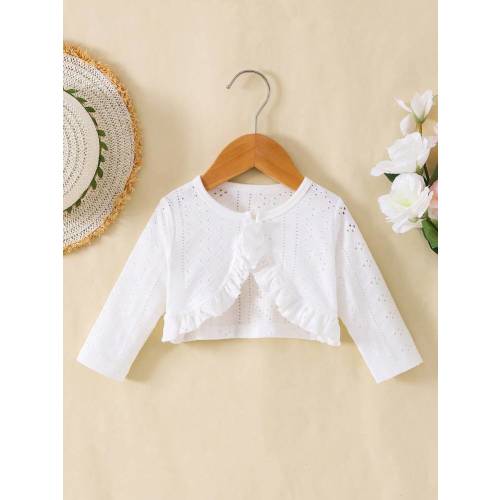 SHEIN Elladie kids Baby Girls' Comfortable Texture Fabric Daily Jacket, Spring And Summer | SHEIN USA