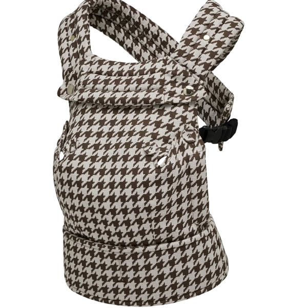 Limitless Baby Carrier - Cocoa Houndstooth – Portier Australia Pty Ltd