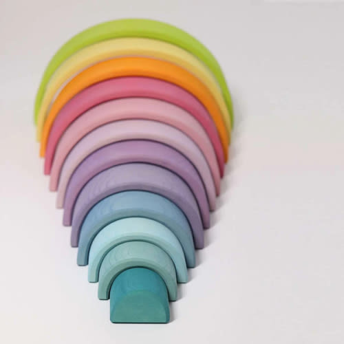 Large Rainbow - Pastel by Grimm's – Pacifier Kids Boutique
