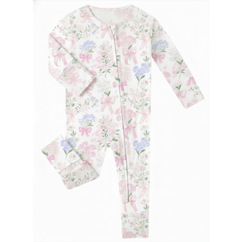 Charlie Play Springtime Wishes - Bamboo Lyocell Zippy Romper