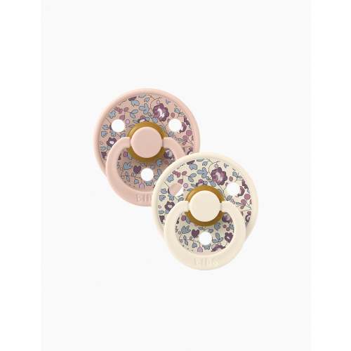 BIBS x LIBERTY 2-Pack Colour Pacifiers in Eloise Blush Mix