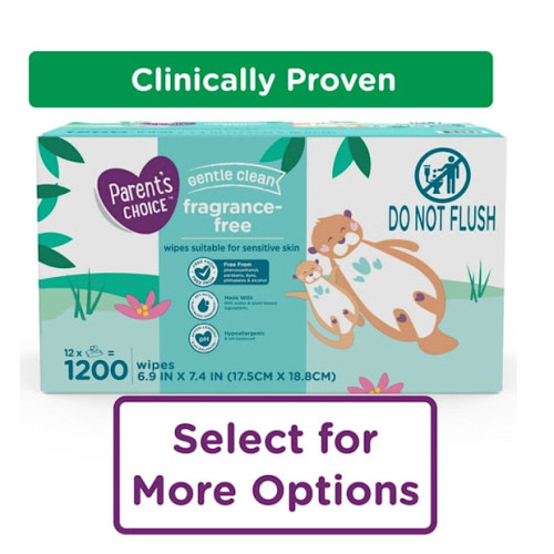 Parents Choice Fragrance-Free Baby Wipes
