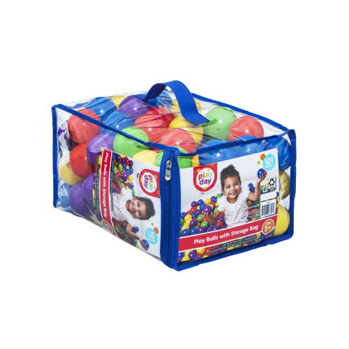 Play Day 100 Piece Play Balls, Multicolor, Baby and Toddler Toys
