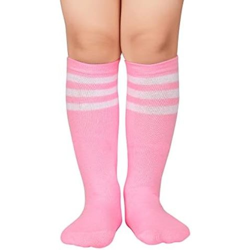 Century Star Kids Child Soccer Socks Knee High Tube Socks Toddler Girls Uniform Socks Cotton Sport Stocking for Boys