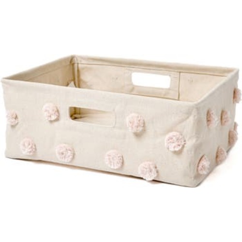 Hide Away Small Canvas Basket, Small