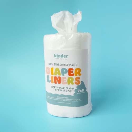 Disposable Bamboo Viscose Diaper Liners (Roll of 100)