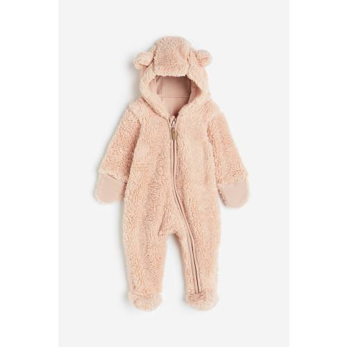 FAUX SHEARLING OVERALL