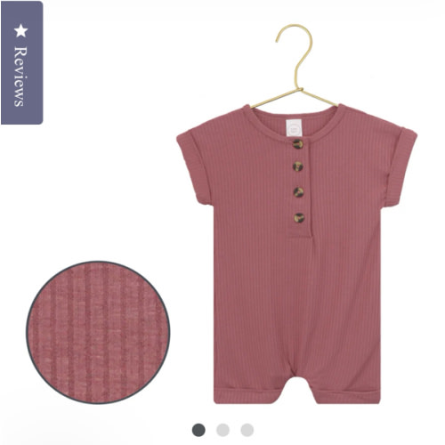 Marjorie Ribbed Romper