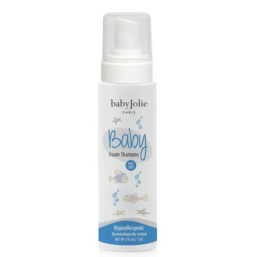 Baby Jolie Baby Shampoo Foam Paris, With tear-free formula. Cradle Cap Shampoo for Babies Gentle and Safe for Newborns and Toddlers | 7oz (210ml)