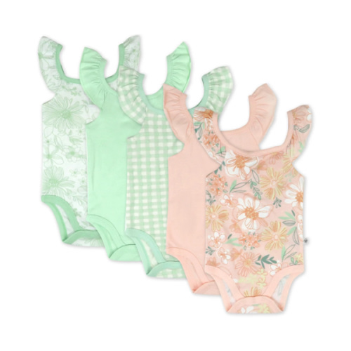 5-Pack Organic Cotton Sleeveless Bodysuits | Honest Baby Clothing